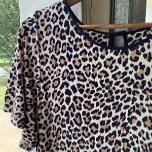 Kate Spade Leopard Mini Tshirt Dress